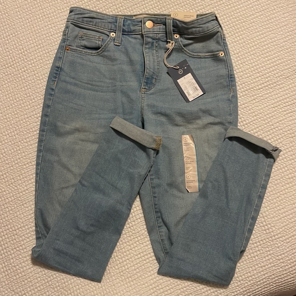 New Universal threads jeans high waisted skinny size 2 stretch - Picture 4 of 4